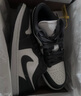 Jordan男休閑鞋喬丹 新款影子灰AJ1 JORDAN 1運動(dòng)鞋553558-044灰白40 曬單實(shí)拍圖