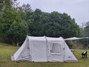 牧高笛（MOBIGARDEN）攬盛帳篷 戶(hù)外露營(yíng)兩室一廳大空間防風(fēng)防雨多門(mén)大前廳隧道帳篷 攬盛3桿/晨霧白（帳篷+頂篷套餐） 曬單實(shí)拍圖