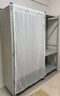 昭簡(jiǎn)簡(jiǎn)易衣柜臥室家用出租房屋帶洞洞板貨架收納置物架掛衣櫥衣帽架 四層白【簾子+洞洞板+掛衣桿】 長(cháng)150寬60高200 曬單實(shí)拍圖