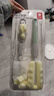 babycare奶瓶刷奶嘴刷便攜奶瓶清洗刷杯刷吸管刷多功能海綿刷子6件套  曬單實(shí)拍圖