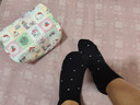 Warrior襪子女純色波點(diǎn)中筒棉襪秋冬日系ins簡(jiǎn)約短襪無(wú)骨抗菌女襪不掉跟 奶白波點(diǎn)+黑波點(diǎn)+灰波點(diǎn) 【7A抑菌】 3雙 均碼 曬單實(shí)拍圖