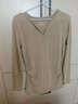 十月結晶打底衫上衣V領(lǐng)秋冬孕婦裝保暖防涼時(shí)尚百搭孕婦上衣 卡其色L碼 曬單實(shí)拍圖