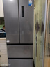 美的（Midea）417法式多門(mén)四開(kāi)門(mén)60cm超薄零嵌入式雙變頻小戶(hù)型無(wú)霜家用電冰箱 MR-417WFPE 流蘇銀 國家補貼20% 曬單實(shí)拍圖