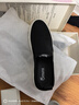 15MINS男士板鞋懶人一腳蹬舒適透氣百搭布鞋休閑男鞋 E1884 白黑色 43 曬單實(shí)拍圖