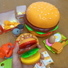 糖米 TEMI兒童過(guò)家家漢堡包冰淇淋披薩薯條套餐仿真切切樂(lè )玩具新年禮物 曬單實(shí)拍圖
