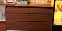 林氏家居北歐胡桃木色六斗柜客廳靠墻儲物柜抽屜收納柜子悅野系列UM4E 【1.2*0.72米】胡桃色六斗柜 曬單實(shí)拍圖