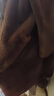 白鹿語(yǔ)立領(lǐng)復古仿貂毛大衣25冬季新款顯瘦柔軟長(cháng)款外套女 棕咖色 L 曬單實(shí)拍圖