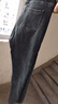丹貝迪特 秋冬季加長(cháng)牛仔褲女超高腰排扣顯瘦加絨2024新款彈力高個(gè)175鉛筆 藍灰-加長(cháng)加絨 32 曬單實(shí)拍圖