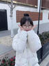 鉑吶苓羽絨棉服女短款冬奶油甜心波點(diǎn)秋冬圓領(lǐng)上衣加厚燈芯絨寬松外套 棉服【波點(diǎn)白-M碼】 適合110斤-115斤 曬單實(shí)拍圖