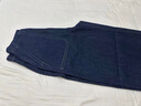 Fabrique原色天絲牛仔明線(xiàn)大口袋休閑褲女秋季新品 深藍 S （S/P） 曬單實(shí)拍圖