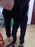 NASALIKE燈芯絨褲子男秋冬季新款美式工裝休閑褲潮流寬松大碼九分束腳褲子 黑色 XL 曬單實(shí)拍圖