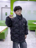 迪士尼男童羽絨服冬季2025新款中大童輕薄男孩炸街兒童洋氣黑色內膽外套 咖色 120 cm 曬單實(shí)拍圖