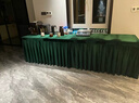 點(diǎn)丫 會(huì )議桌布長(cháng)方形長(cháng)條室桌商務(wù)展會(huì )桌套罩純色金絲絨布藝定制桌裙 墨綠色（開(kāi)會(huì )展會(huì )等都可） 定制尺寸(不支持退換) 曬單實(shí)拍圖