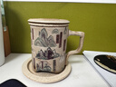 萬(wàn)仟堂（Edenus）茶杯 陶瓷高檔個(gè)人專(zhuān)用辦公室泡茶杯 敦煌茶水分離杯 千山萬(wàn)水 曬單實(shí)拍圖