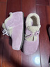 百麗（Belle）章若楠同款喵喵吐司毛毛勃肯鞋女2025冬新加絨棉鞋B2829DM5預售 粉色【章若楠同款】 37 曬單實(shí)拍圖