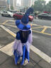 萬(wàn)圣節兒童服裝女童巫婆連衣裙cosplay化妝舞會(huì )演出服女巫公主裙 如圖（送帽子+糖果袋+魔法棒） 100 碼 曬單實(shí)拍圖