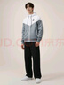 耐克(NIKE)男春夏 梭織連帽 款外套 運動(dòng)休閑  DA0002-084灰白2XL 曬單實(shí)拍圖