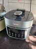 美的（Midea）【國家補貼】電壓力鍋5L雙膽全自動(dòng)智能預約家用電飯煲高壓鍋4-6人 煲湯小米粥開(kāi)蓋火鍋YL50Q3-451 曬單實(shí)拍圖