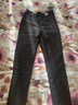每時(shí)休閑褲女秋冬加厚高腰大碼外穿羊羔絨鉛筆加絨褲子女2309黑XL 曬單實(shí)拍圖