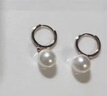 珍珠皇后 S925銀9-10mm淡水珍珠耳環(huán)耳釘耳飾女時(shí)尚通勤生日禮物 曬單實(shí)拍圖