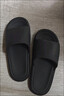 稻草人椰子拖鞋男女抗菌踩屎感居家用室內戶(hù)外穿特大碼防滑涼拖黑 48-49 曬單實(shí)拍圖