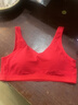 浪莎（LangSha）兒童內衣女文胸大紅色本命年純棉內褲套裝發(fā)育期初高中馬年小背心 曬單實(shí)拍圖