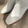 思加圖冬季新款方糖奶油短靴粗跟時(shí)裝靴女皮靴9U004DD4 奶油白 38 曬單實(shí)拍圖