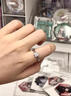戚小米S999純銀四葉草戒指女士開(kāi)口戒可調節食指環(huán)高級感生日禮物送女友 四葉草戒指【S999足銀】 曬單實(shí)拍圖