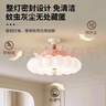 梵季法式奶油風(fēng)兒童房吊燈皇冠公主房燈2026年新款全光譜護眼臥室燈具 吸頂款奶油色52CM【無(wú)極調光+遙控+墻壁開(kāi)關(guān)】 曬單實(shí)拍圖