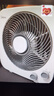 美的（Midea）【國家補貼】轉頁(yè)電風(fēng)扇  鴻運轉葉頁(yè)桌面風(fēng)扇 家用電風(fēng)扇輕音搖頭大風(fēng)量宿舍臥室小風(fēng)扇 【10吋臺式25CM自動(dòng)導風(fēng)鴻運扇】國家補貼 曬單實(shí)拍圖