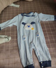 婧麒（JOYNCLEON）嬰兒連體衣春秋季新生的兒衣服純棉睡衣滿(mǎn)月男女寶寶無(wú)骨哈衣 長(cháng)耳朵狗藍 100cm 【2-3歲，體重15-17.5kg】 曬單實(shí)拍圖