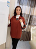 啄木鳥(niǎo)本命年過(guò)年衣服秋裝外套女春秋大碼40歲50新款中老年秋季女裝洋氣 紫紅色[外套] 4XL (建議135-145斤) 曬單實(shí)拍圖