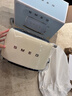 SMEG/斯麥格復古烤面包片機早餐機三明治吐司多士爐多功能家用小型喬遷生日禮物官方正品6檔烘焙TSF01 奶白色（兩片式） 曬單實(shí)拍圖