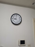 北極星（POLARIS）掛鐘時尚創(chuàng)意客廳鐘表靜音簡約石英鐘30cm 2842黑色 曬單實拍圖