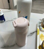膳魔師（THERMOS）不銹鋼保溫杯大容量男女士?jì)和銛y水杯生日禮物團購定制JNR 藕荷粉 350ml 曬單實(shí)拍圖