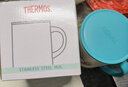 膳魔師（THERMOS）保溫杯馬克咖啡杯440ml帶蓋茶杯男女兒童水杯子TCDG-451LC-Rosa 曬單實(shí)拍圖