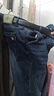 羅蒙牛仔褲男士直筒長(cháng)褲新款秋季彈力休閑褲子男ZH7620霧霾藍加絨36 曬單實(shí)拍圖