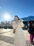 皮爾卡丹（pierre cardin）巨好看的冬裝大毛領(lǐng)白色羽絨服女長(cháng)款2025冬季新品加厚保暖外套 米白色 XL 曬單實(shí)拍圖