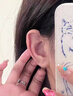 DAISY DREAM透明樹(shù)脂養耳洞耳釘學(xué)生隱形耳環(huán)女硅膠耳堵耳棒非塑料耳骨釘耳飾 【5對裝】隱形款樹(shù)脂耳釘 曬單實(shí)拍圖