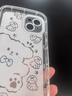 江銘適用蘋(píng)果15plus手機殼iPhone15Plus保護套帶手繩輕薄鏡頭全包防摔軟殼創(chuàng  )意高級男女款簡(jiǎn)約透明小狗 曬單實(shí)拍圖
