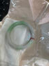 緬鐲緬甸冰種陽(yáng)綠翡翠手鐲高冰飄花玉鐲子女冰糯種正品飄綠高冰玉手鐲 58號 曬單實(shí)拍圖