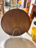雙槍黑金檀木整木切菜板加厚加大圓形砧板實(shí)木家用案板面板菜墩35*3 曬單實(shí)拍圖