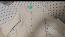 優(yōu)衣庫嬰幼兒寶寶壓線(xiàn)開(kāi)衫/外套上衣25秋冬新款479599 30 淺米色 110 曬單實(shí)拍圖