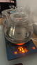 新功 底部全自動(dòng)上水電熱水壺燒水壺茶臺電茶壺電茶爐 W7 1L 玻璃電茶爐 曬單實(shí)拍圖
