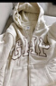 GAP男女裝2025秋季新款LOGO仿羊羔絨寬松連帽衫衛衣美版789781 米色 S 美碼  M亞洲碼175/92A 曬單實(shí)拍圖