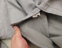 喬亞品牌高檔襯衣男秋冬款中年男士商務(wù)休閑襯衣加絨加厚保暖長(cháng)袖襯衫 淺云灰 【加絨加厚】 40 碼建議135-150斤 曬單實(shí)拍圖