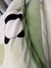 南極人（Nanjiren）嬰兒寶寶牛奶絨被子兒童蓋毯被冬被可拆洗秋冬季加厚幼兒園午睡被 lucky熊貓【A類(lèi)多功能可拆洗被】 120x150【絨被套+被芯】約4.5斤 曬單實(shí)拍圖
