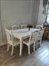 閃朗實(shí)木餐桌椅組合歐式田園風(fēng)小戶(hù)型長(cháng)方形簡(jiǎn)約時(shí)尚高端輕奢實(shí)木桌子 1.2米單桌 奶油實(shí)木款 曬單實(shí)拍圖