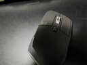 羅技（Logitech）大師系列 MX Master 3S 無(wú)線(xiàn)藍牙鼠標 人體工學(xué) 辦公 靜音鼠標 高端 石墨黑 帶無(wú)線(xiàn)接收器 曬單實(shí)拍圖