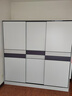 白淺【免費安裝】衣柜臥室儲物柜子移門(mén)衣櫥簡(jiǎn)易推拉門(mén)大衣柜 【三門(mén)】2米主柜 曬單實(shí)拍圖